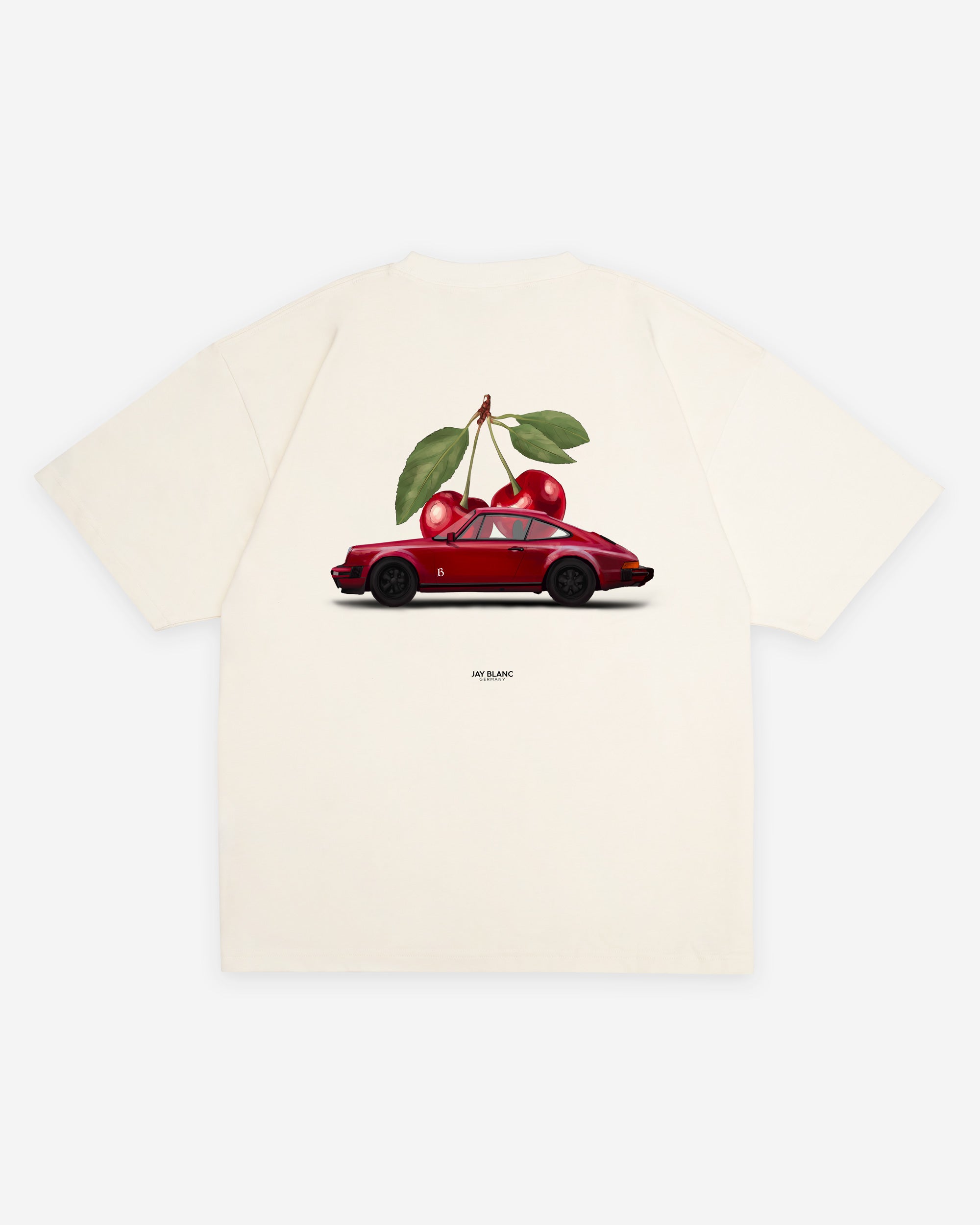 Cherry Car T-Shirt Red Porsche 930 Jay Blanc Clothing