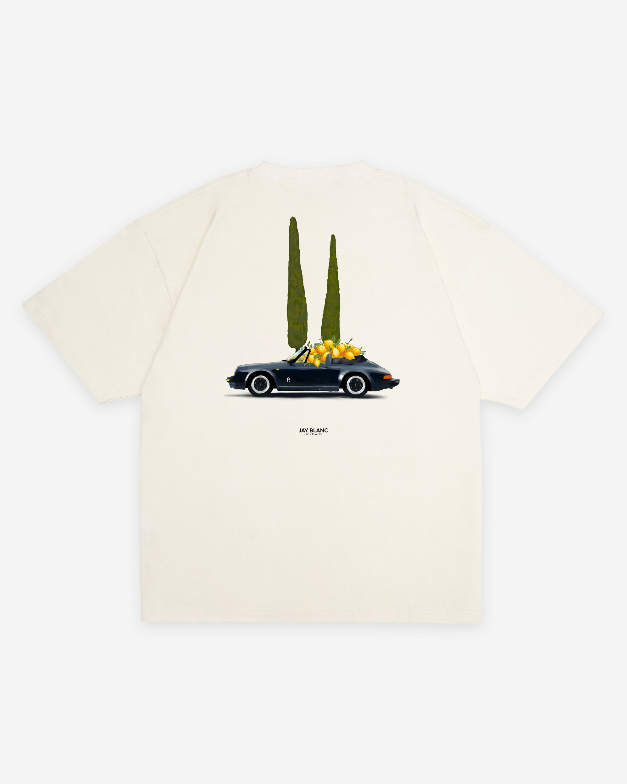 Lemon Car Porsche T-Shirt Jay Blanc