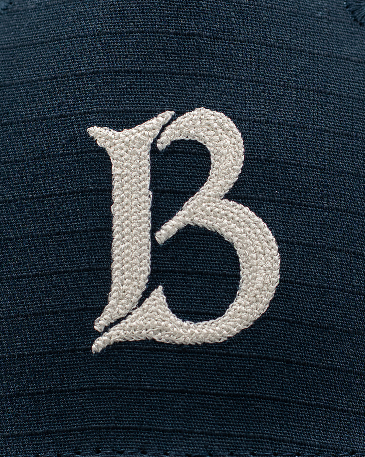 Navy Blue Cap Jay Blanc Structured Brand Hat Logo embroidery