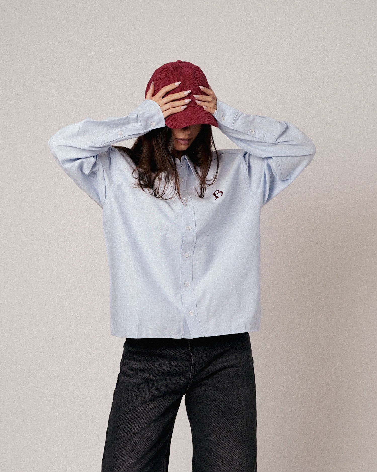 Corduroy Hat – Cherry