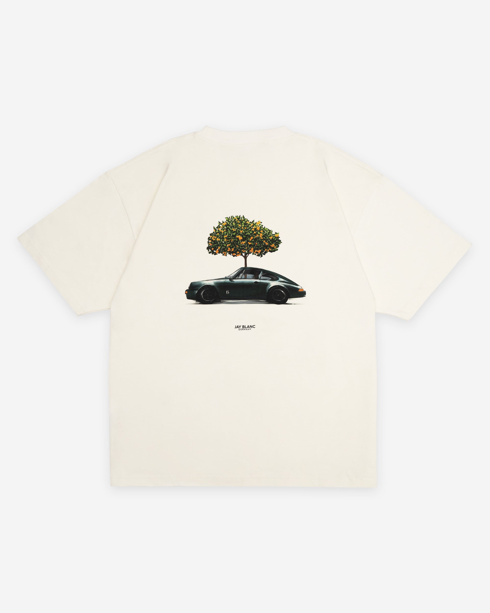 Porsche T-Shirt orange tree Jay Blanc