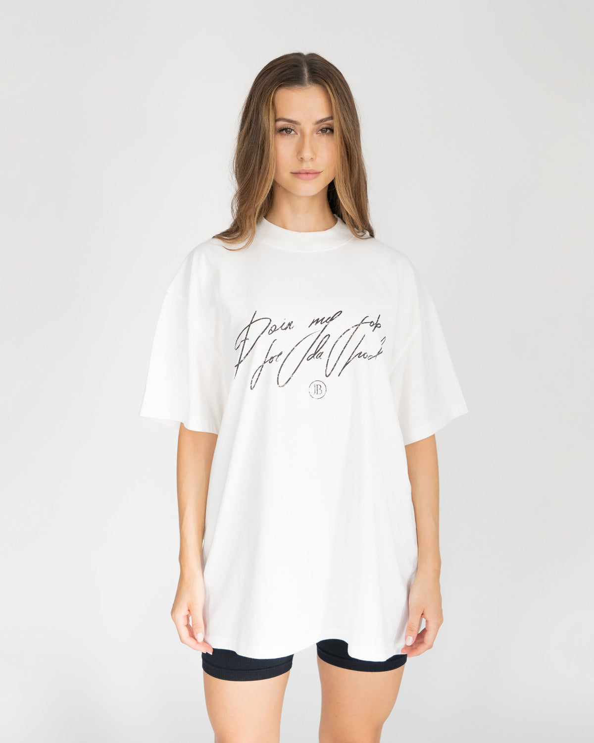 Rleaxed Quote T-Shirt – Flat White