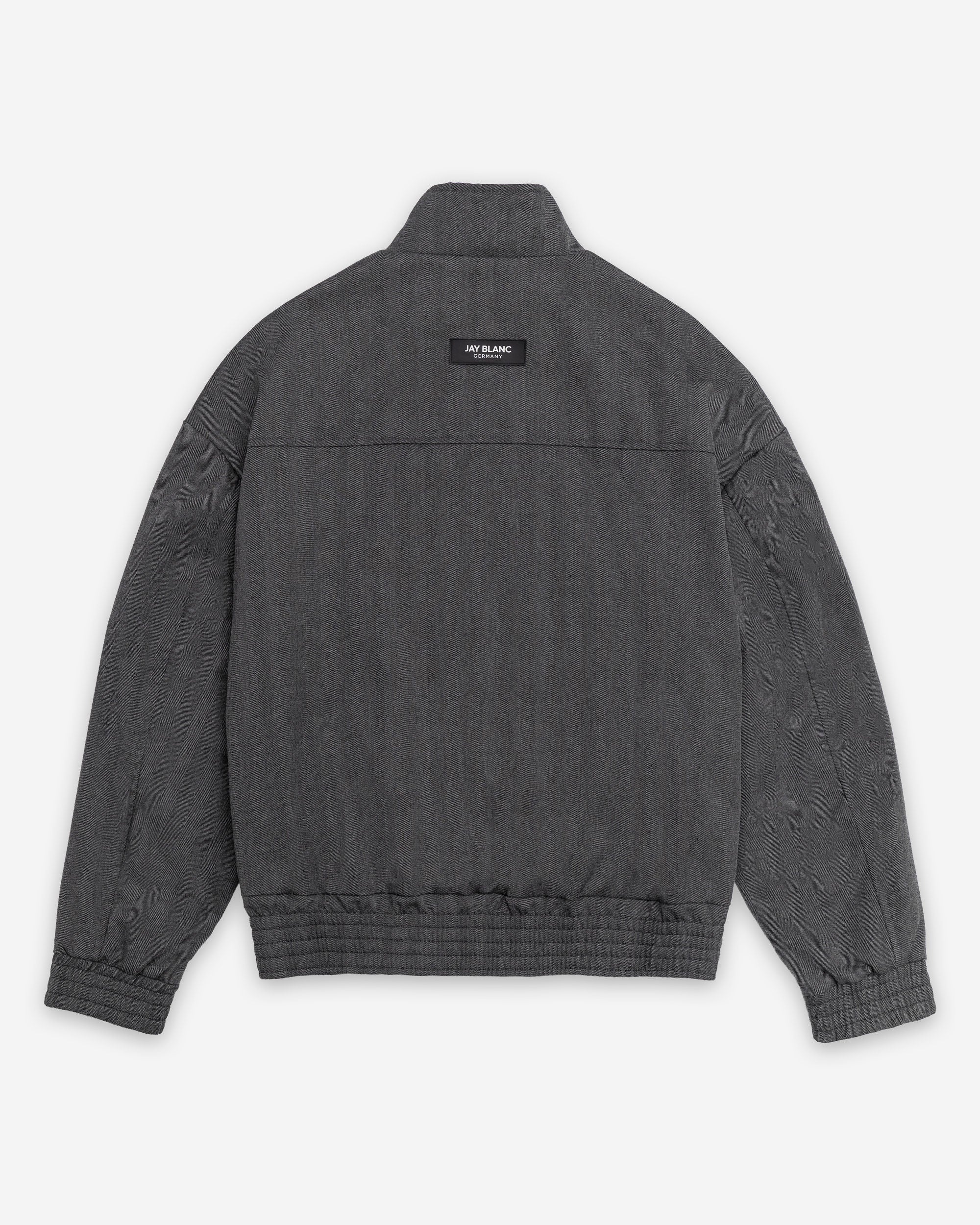 Brand Herringbone Track Jacket