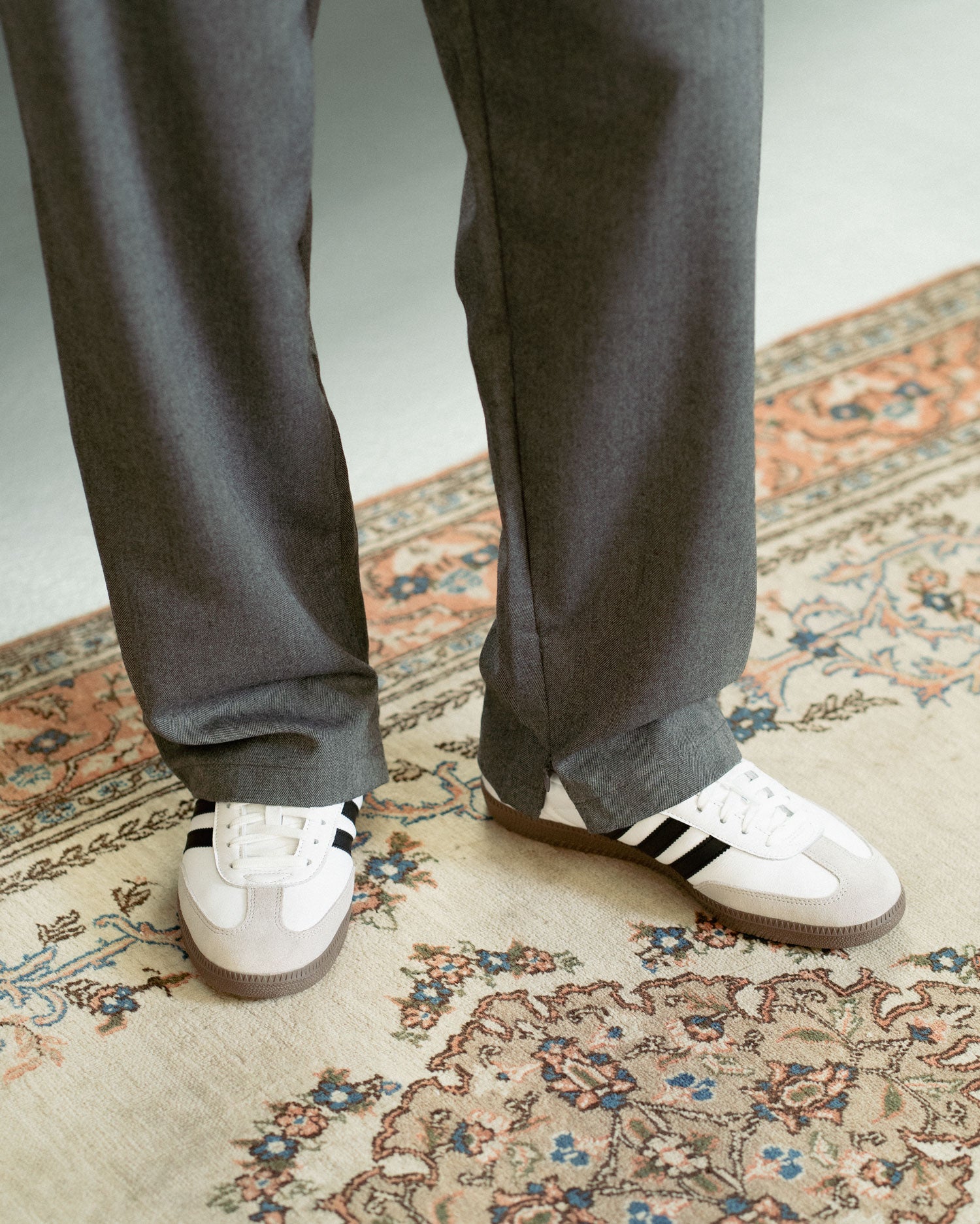 Brand Herringbone Track Pants