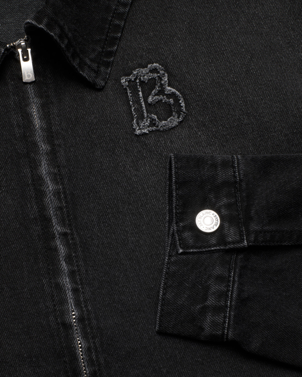 Brand Denim Blouson Jacket