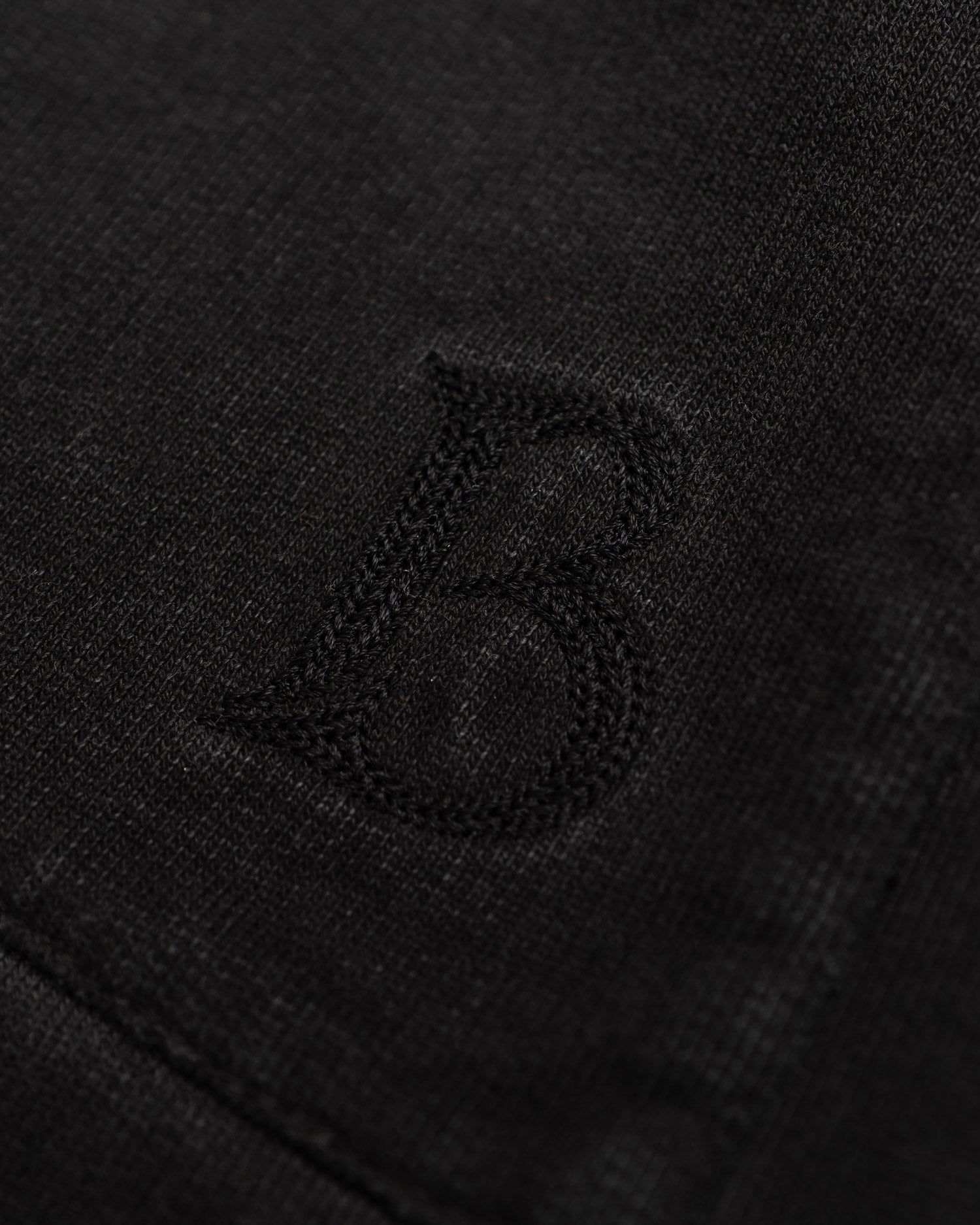 Vintage-Stained-Black-Brand-Sweatpants-Jay-Blanc-straight-cut-Detail-embroidery